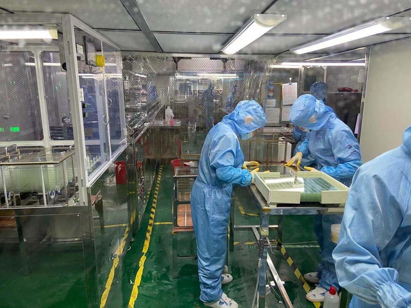 Shenzhen Orientronic Display Electronic Co., Ltd. 제조업체의 생산 라인