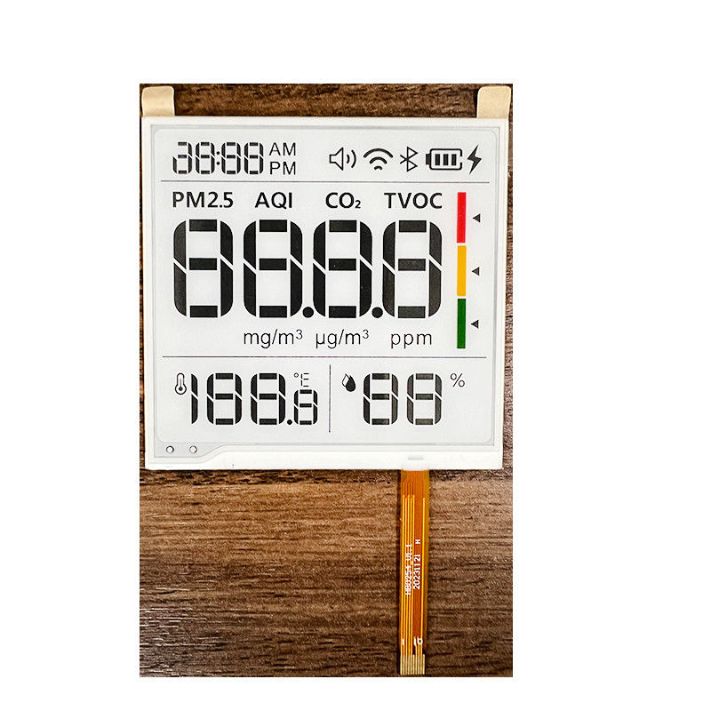 Color E Ink Display E Paper Monitor For Gas Humidity Detectors